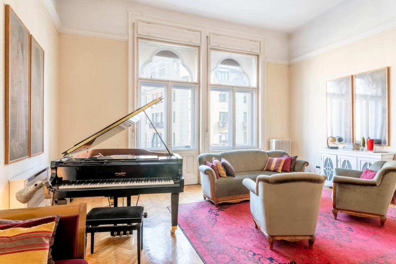Апартаменты Stunning Spacious Art Nouveau Apart , Grand Piano Будапешт Экстерьер фото